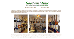 Desktop Screenshot of goodwin-music.com