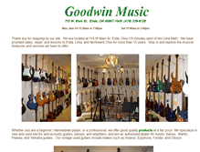 Tablet Screenshot of goodwin-music.com
